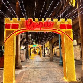 Alumbrado navideño en Cali 2024.