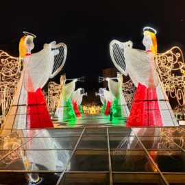 Alumbrado navideño en Cali 2024.