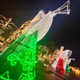 Alumbrado navideño en Cali 2024.