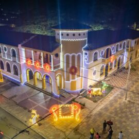 El Cerrito Valle ilumina su primer Navidad con un homenaje a sus 200 años: así luce su alumbrado 2024