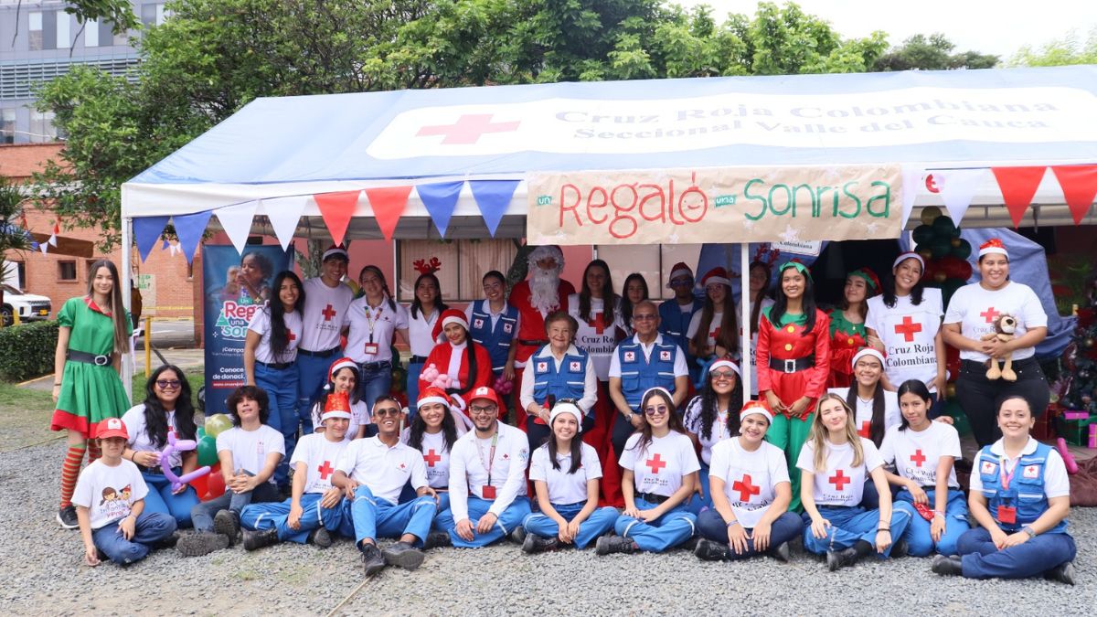 Cruz Roja Valle del Cauca lanza campaña: "Un regalo, una sonrisa", ¿de qué trata?