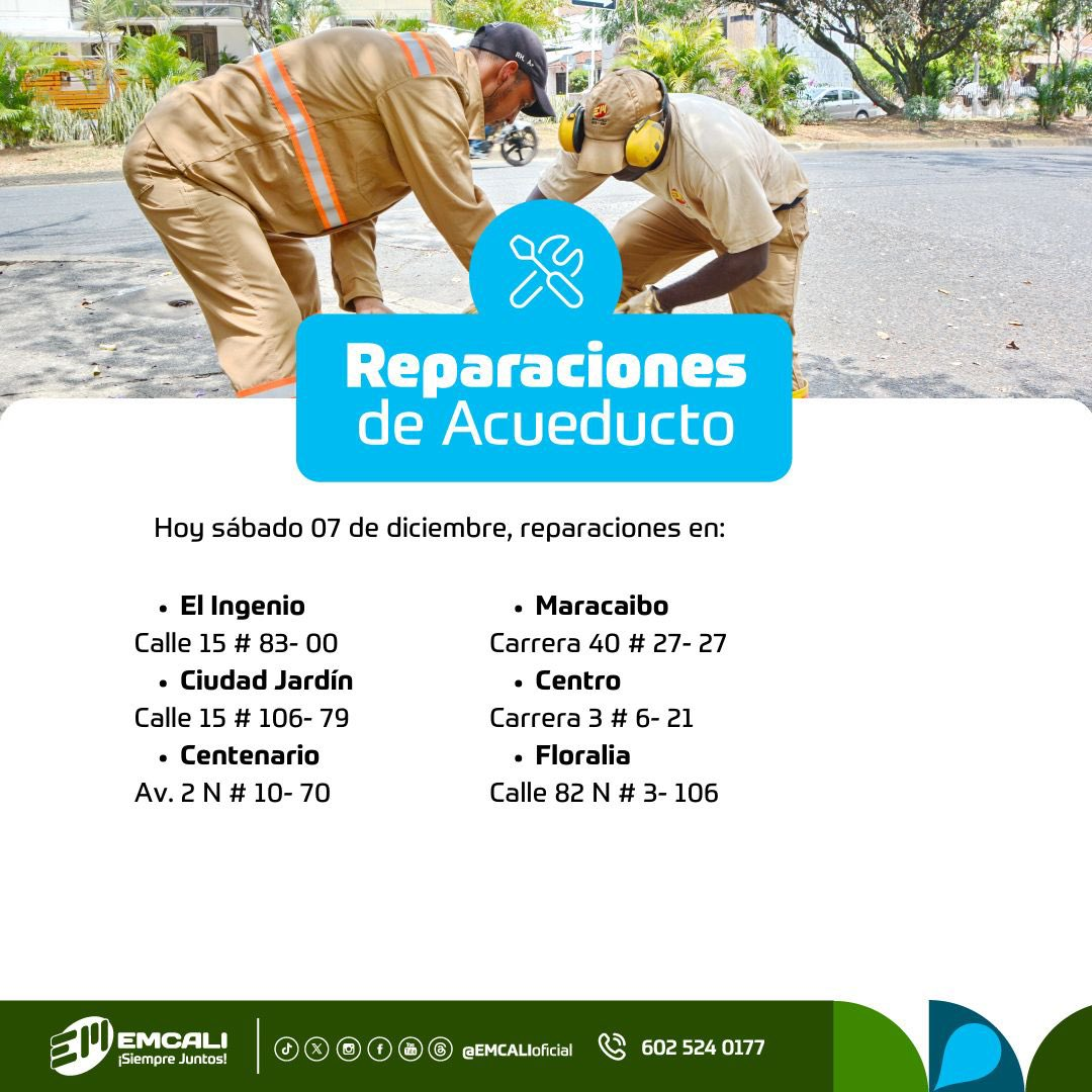 barrios sin agua Cali