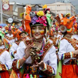 Carnavales en Pasto: a ritmo de tambores y flautas se llevó a cabo el desfile 'Canto a la Tierra'