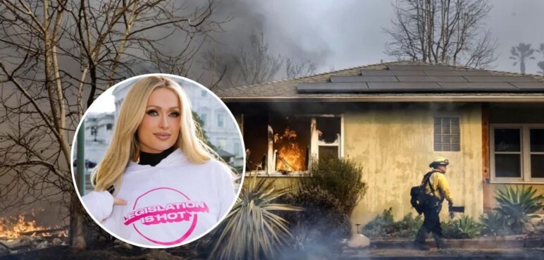 "Con el corazón roto": Paris Hilton sobre graves incendios en Los Ángeles que afectaron su casa