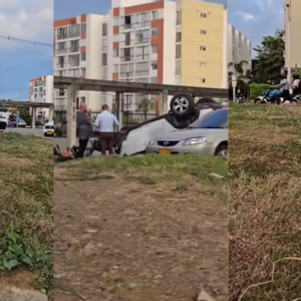 Atención: se registró aparatoso accidente en el sur de Cali; reportan trancón