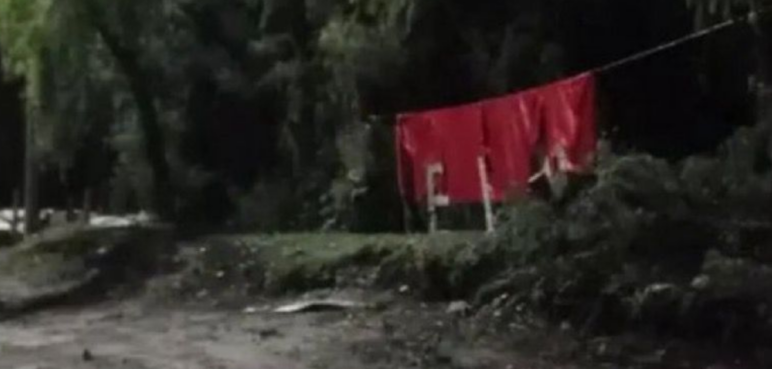 Hallan bandera del ELN en el norte de Bogotá: autoridades descartan explosivos