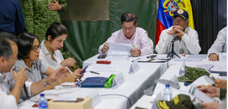 Negociadores de paz del Gobierno Nacional piden al ELN cesar violencia en el Catatumbo