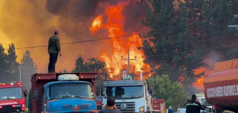 Incendios forestales en Argentina: más de 25.000 hectáreas afectadas en Patagonia