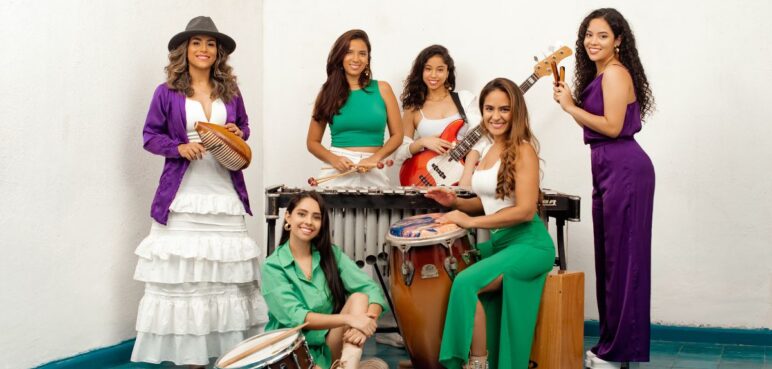 Las Guaracheras, el sexteto femenino caleño que tendrá su segunda gira por Estados Unidos