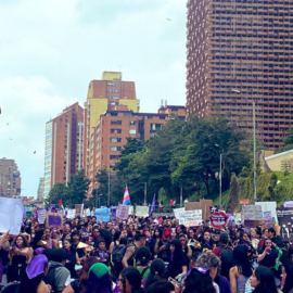 Este es el panorama de las marchas en Colombia en el día de la mujer