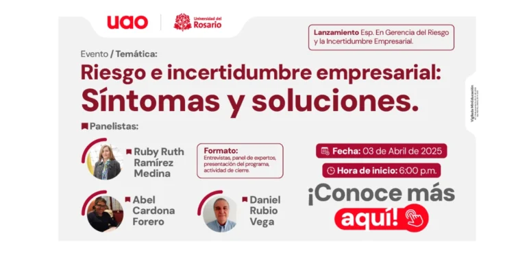 Alianza entre la UAO y Universidad del Rosario: conozca la nueva especialización en lanzamiento