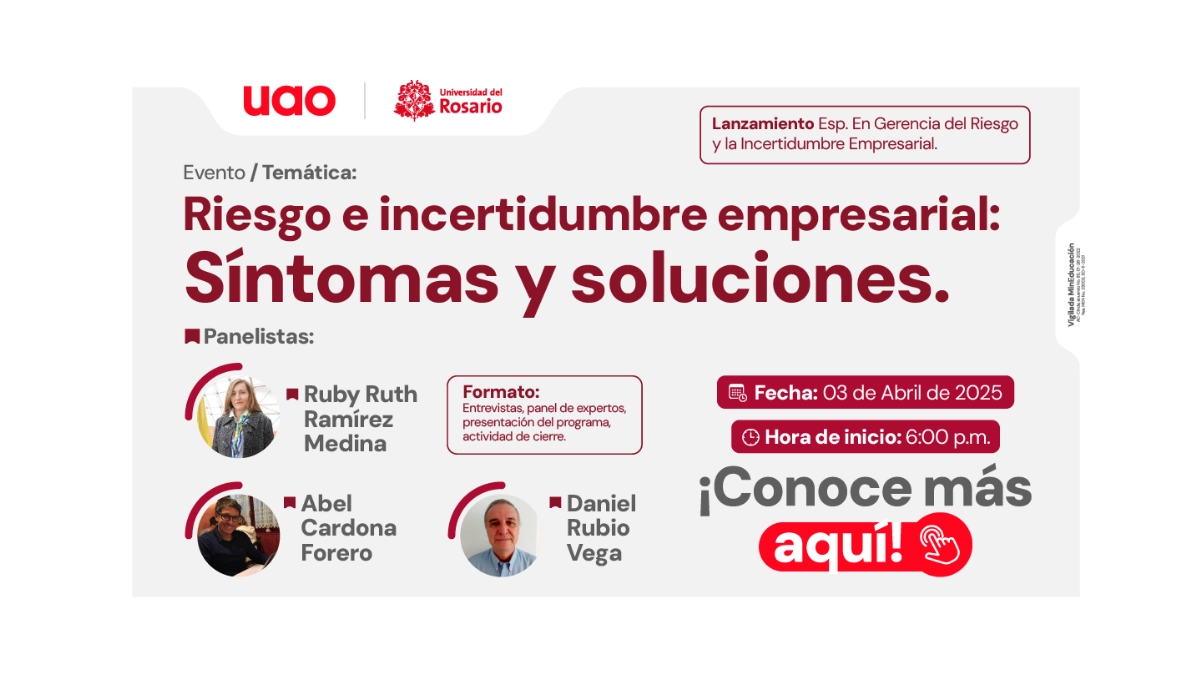 Alianza entre la UAO y Universidad del Rosario: conozca la nueva especialización en lanzamiento