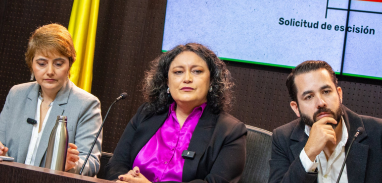 Angélica Lozano asegura que la escisión del Partido Verde será una realidad este lunes