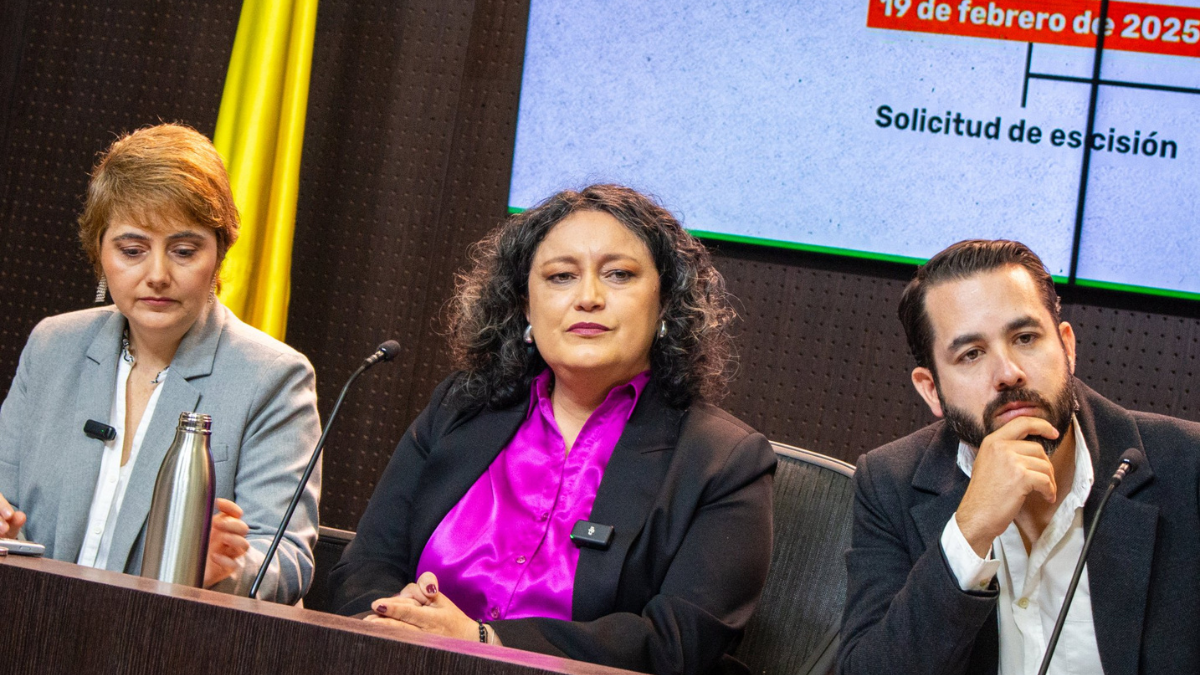 Angélica Lozano asegura que la escisión del Partido Verde será una realidad este lunes