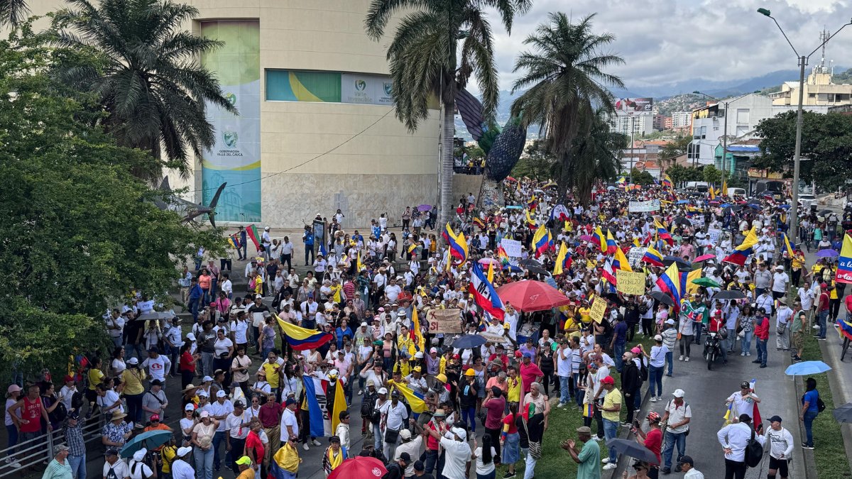 Manifestaciones en Cali: este es el panorama de las marchas en apoyo a las reformas del Gobierno