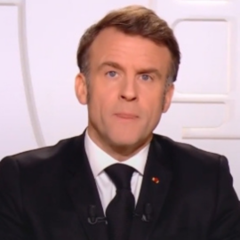 Presidente de Francia habla sobre incertidumbre del apoyo de EE. UU. en conflicto de Ucrania