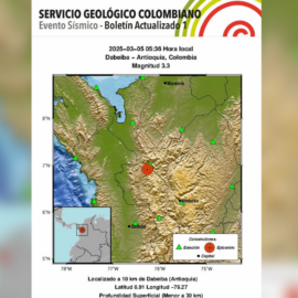 Servicio Geológico Colombiano reportó más de 10 sismos este miércoles, ¿dónde se registraron?