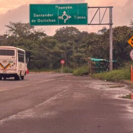 Vía Panamericana: ciudadanos exigen seguridad en la variante de Santander de Quilichao