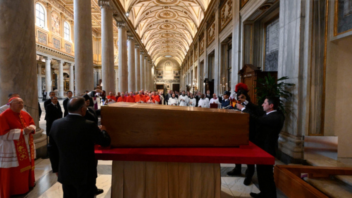 Así es la tumba del papa Francisco en la Basílica de Santa María la Mayor