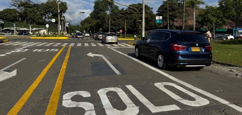 Iniciaron los cambios viales en la Avenida Cañasgordas; entregan detalles del contraflujo