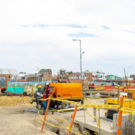 Cierran importante vía de Bogotá por obras del metro; podría durar dos meses