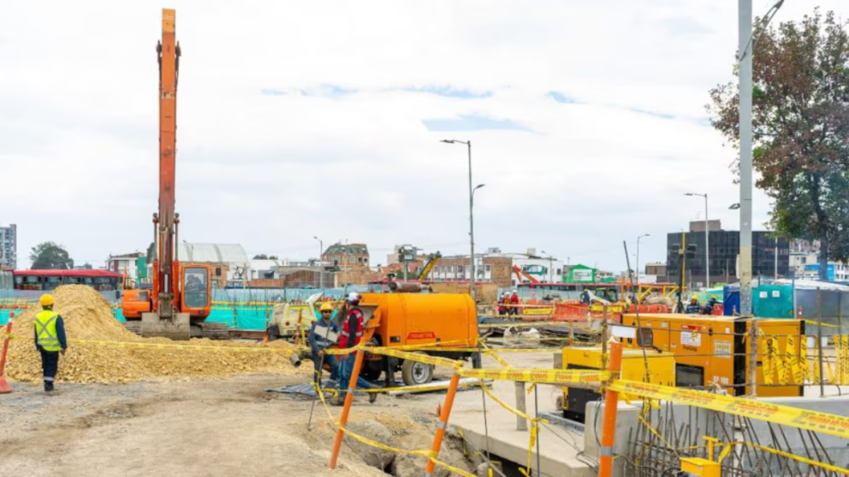 Cierran importante vía de Bogotá por obras del metro; podría durar dos meses