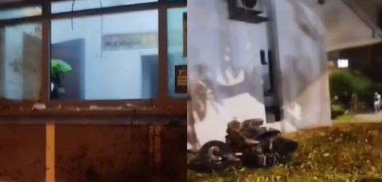 ¡Atención! Se registró explosión en CAI de la Avenida Ciudad de Cali