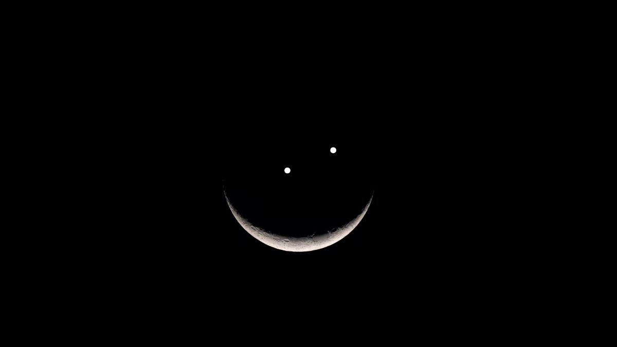 ¿Realmente se formará una 'carita feliz' en la luna en la madrugada de este viernes?