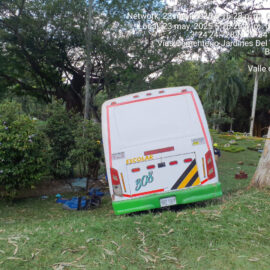 Accidente de tránsito - vial en Cementerio Jardines del Recuerdo Cali