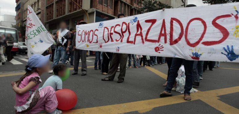 ONU reporta 7,3 millones de desplazados internos en Colombia por violencia