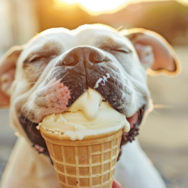 ¿Helado para perros y gatos? Una alternativa para refrescar a las mascotas