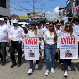 "¡Libérenlo ya!": Jamundí marchó por el regreso de Lyan, menor de 11 años secuestrado