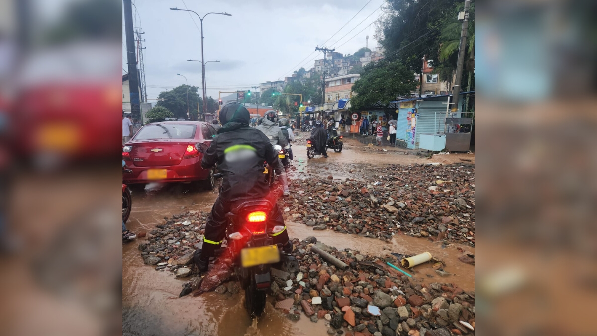 Fuertes lluvias generaron emergencias en la Comuna 20 y otros sectores de Cali