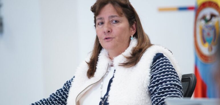 Ángela María Buitrago presentó al presidente su renuncia irrevocable al Ministerio de Justicia