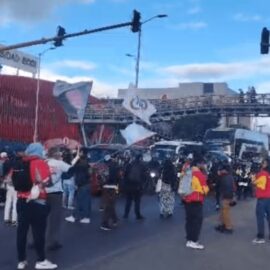 Se registran manifestaciones de integrantes de 'primera línea' en Bogotá; reporte de autoridades