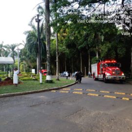 Accidente de tránsito - vial en Cementerio Jardines del Recuerdo Cali