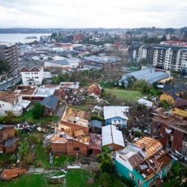 Tornado en Chile: reportan ocho heridos y 250 viviendas afectadas