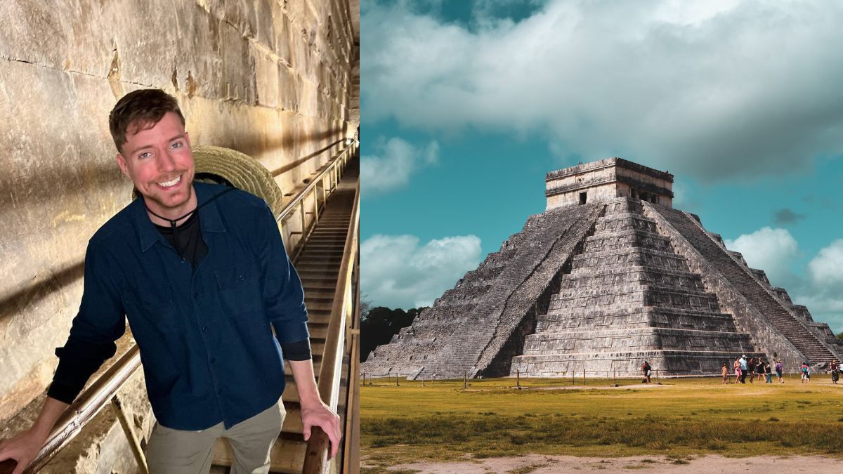 Polémica con MrBeast por grabar en antiguo templo Maya en México