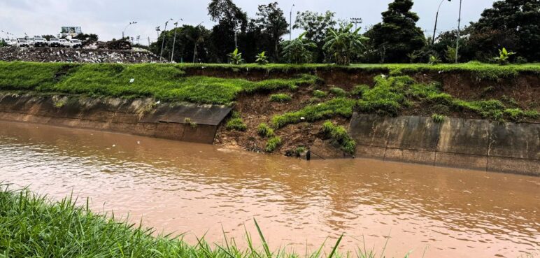 Canal CVC del sur en Cali será intervenido tras colapso de losas por lluvias