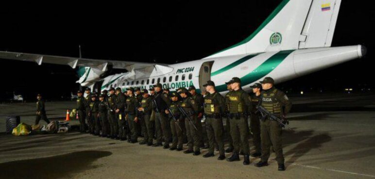 Llegan a Cali 100 nuevos policías para reforzar la seguridad tras ataques explosivos