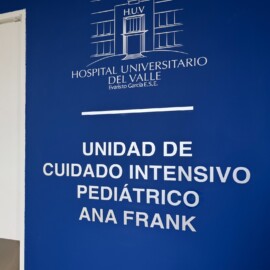 HUV presenta su nueva Unidad de Cuidado Intensivo Pediátrico, llamado Ana Frank