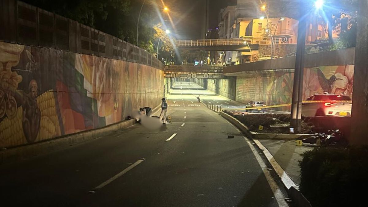 Dos personas fallecidas deja accidente en Túnel Mundialista en el centro de Cali