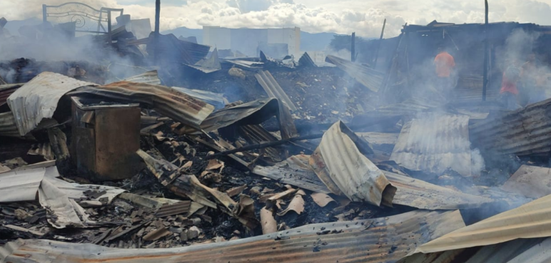Incendio fue reportado en el oriente de Cali este sábado, 21 de junio