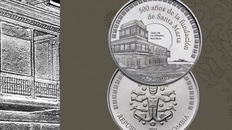 Banco de la República lanza moneda conmemorativa por los 500 años de Santa Marta