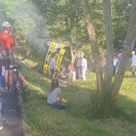 Varios heridos dejó fuerte accidente de tránsito en la Recta Cali-Palmira