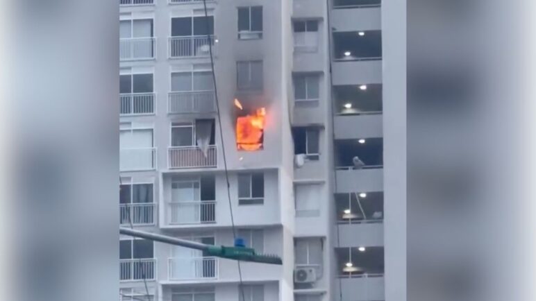 ¡Atención! Reportan incendio estructural en edificio del centro de Cali