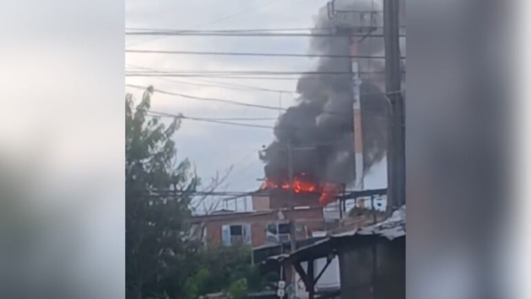 ¡Atención! Se registra incendio estructural en el oriente de Cali