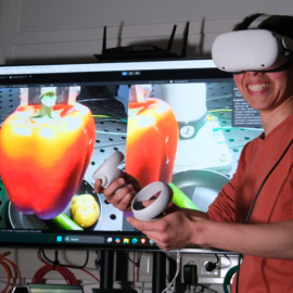 ¿Te imaginas controlar un robot desde cualquier parte del mundo a través de la realidad virtual?