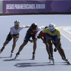 Colombia brilla en el patinaje: Santiago Vásquez y Kollin Castro ganan oro en los Panamericanos Junior 2025