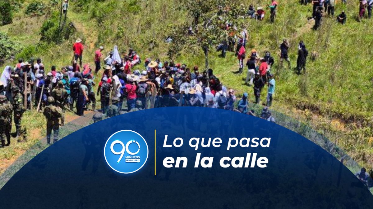 Protesta en cuatro barrios del norte de Cali por abandono vial y social